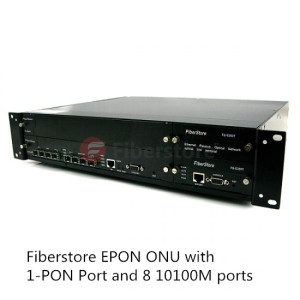 Fiberstore EPON ONU with 1-PON Port and 8 10100M ports