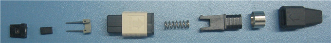 MPO connector components